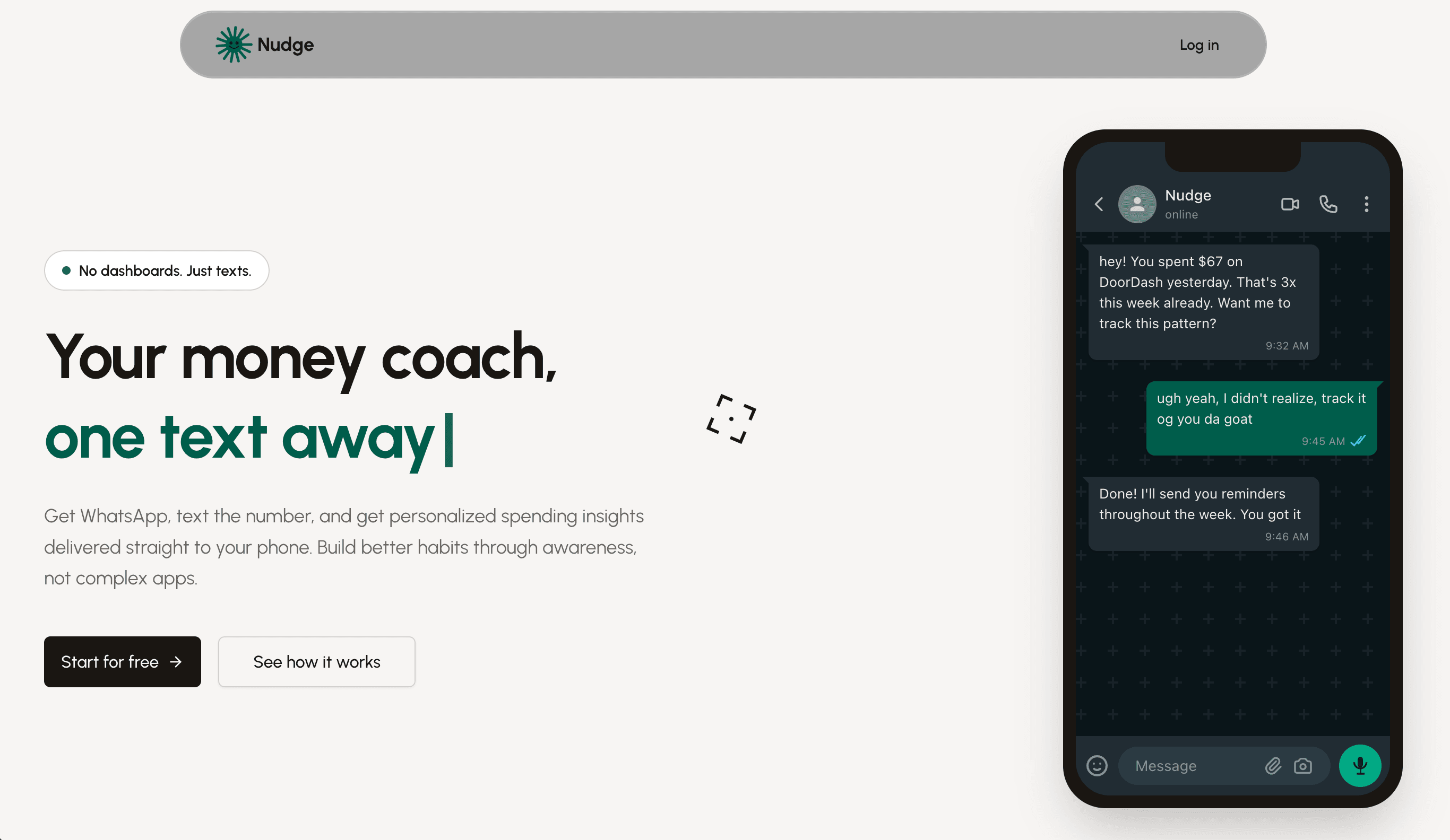 Nudge — Screenshot